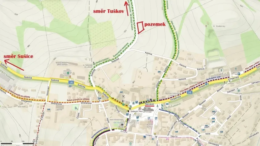 Prodej pozemku, Kašperské Hory, 929 m2