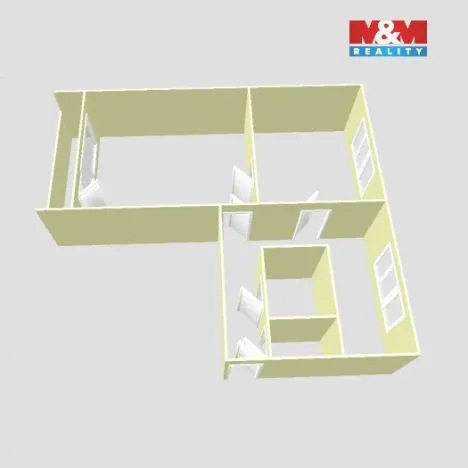Prodej bytu 2+1, Ostrava - Hrabůvka, Závodní, 63 m2