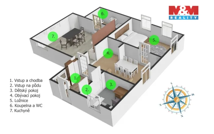 Prodej rodinného domu, Oudoleň, 70 m2