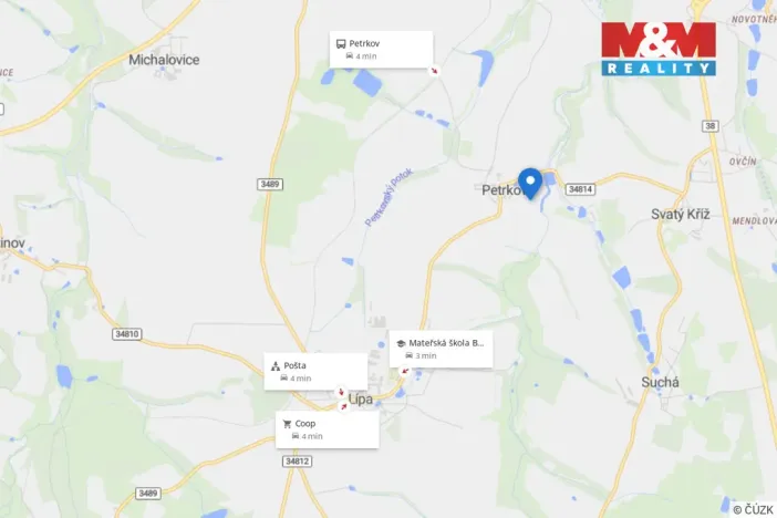 Prodej pozemku pro bydlení, Lípa - Petrkov, 1120 m2