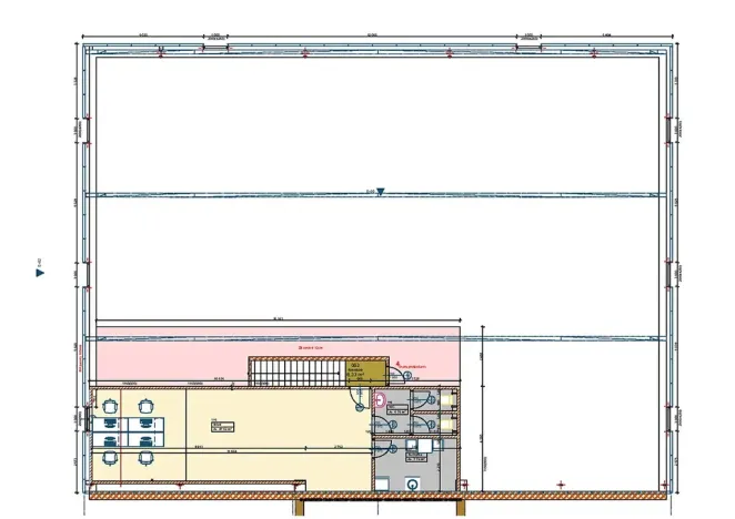Pronájem výrobních prostor, Sedliště, 504 m2