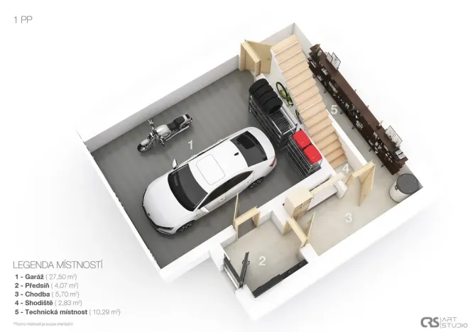 Prodej rodinného domu, Mukařov, Choceradská, 184 m2