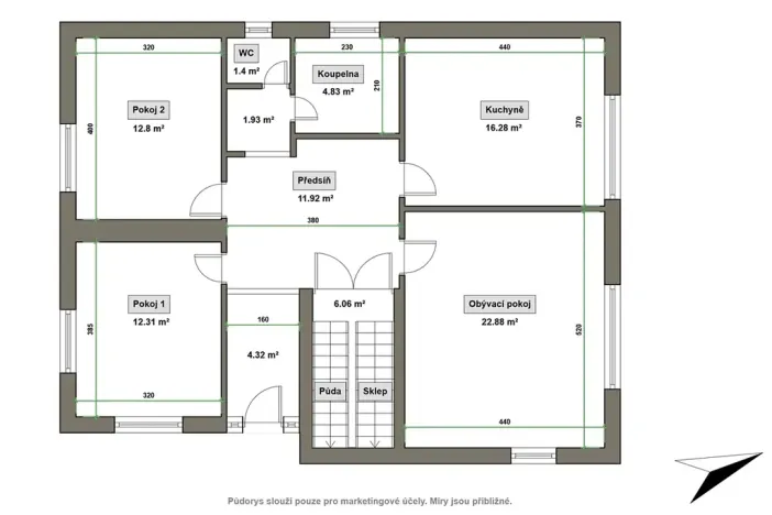 Prodej rodinného domu, Poteč, 238 m2