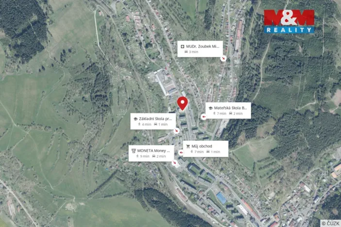 Prodej bytu 1+1, Kraslice, B. Smetany, 36 m2