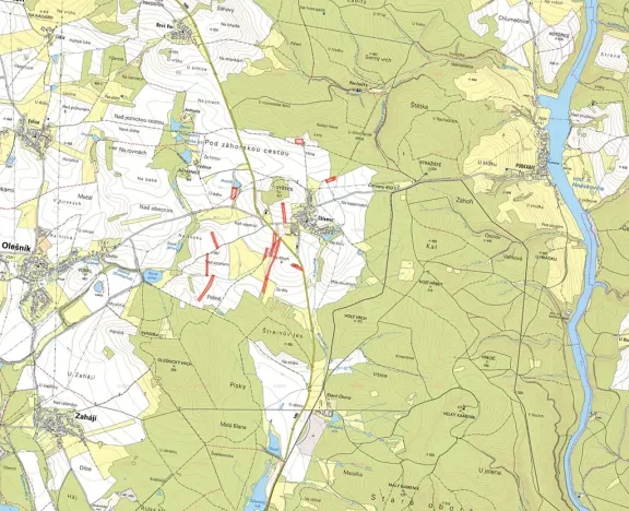 Prodej pole, Olešník, 67455 m2