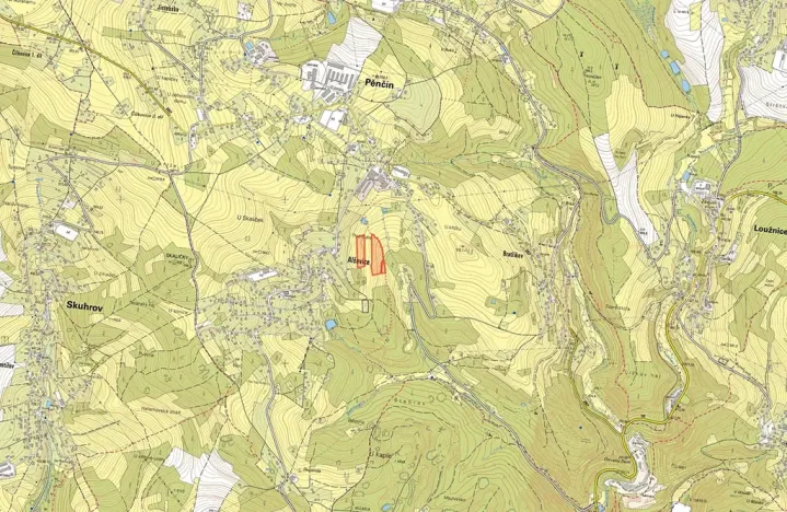 Prodej louky, Pěnčín, 23380 m2