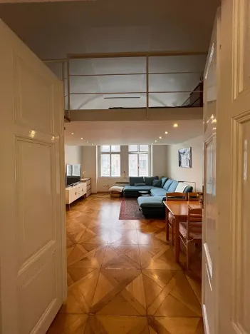 Pronájem bytu 1+1, Praha - Smíchov, Na Valentince, 44 m2