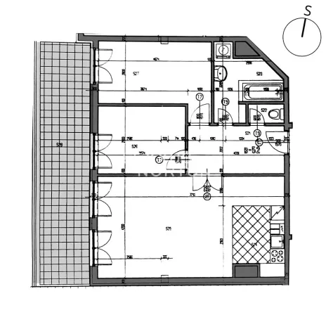 Prodej bytu 3+kk, Praha - Libeň, Krejčího, 73 m2