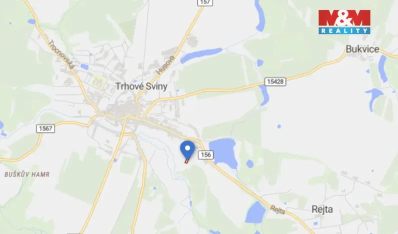 Prodej louky, Trhové Sviny, 1633 m2