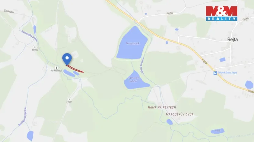 Prodej pozemku, Trhové Sviny, 756 m2