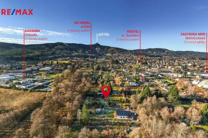 Prodej pozemku, Liberec - Liberec XXIII-Doubí, Chrpová, 897 m2