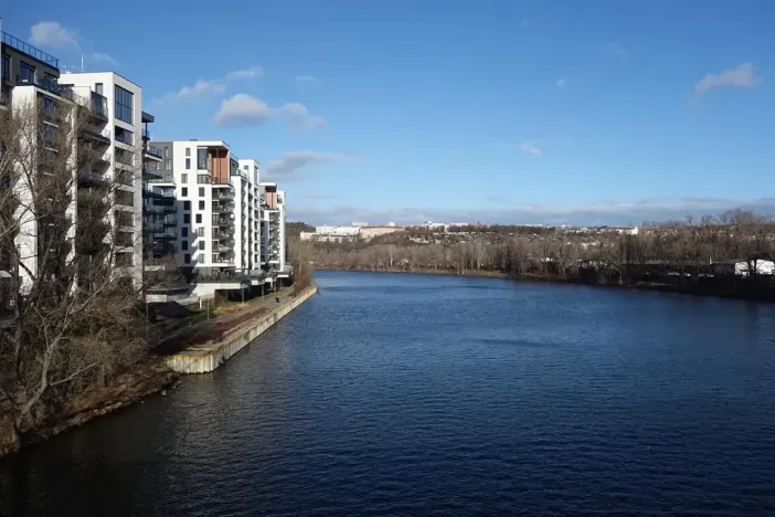 Pronájem bytu 1+kk, Praha - Holešovice, Jankovcova, 43 m2