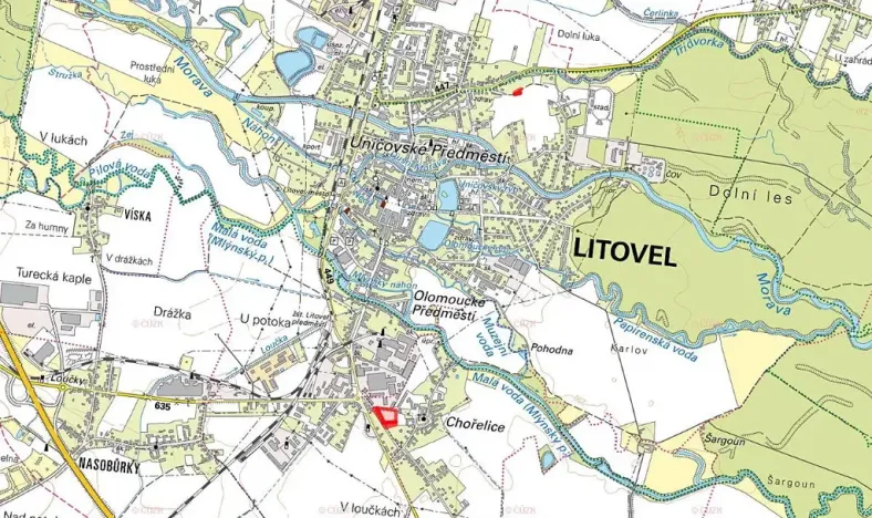 Prodej podílu pozemku pro bydlení, Litovel, 2918 m2