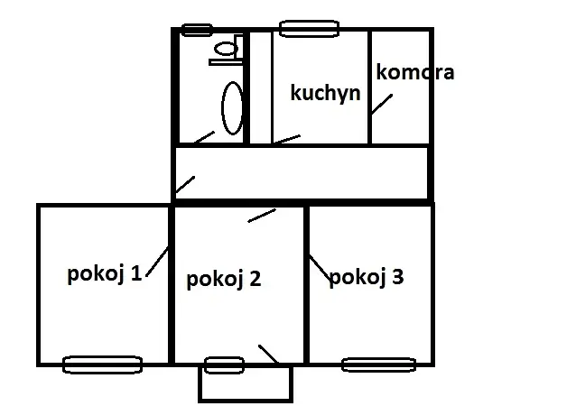 Pronájem bytu 3+1, Teplice, Ruská, 85 m2