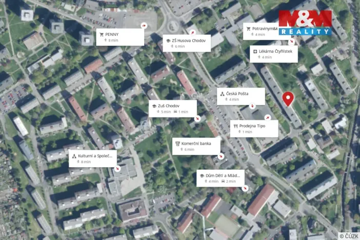 Prodej bytu 2+1, Chodov, náměstí 9. května, 60 m2