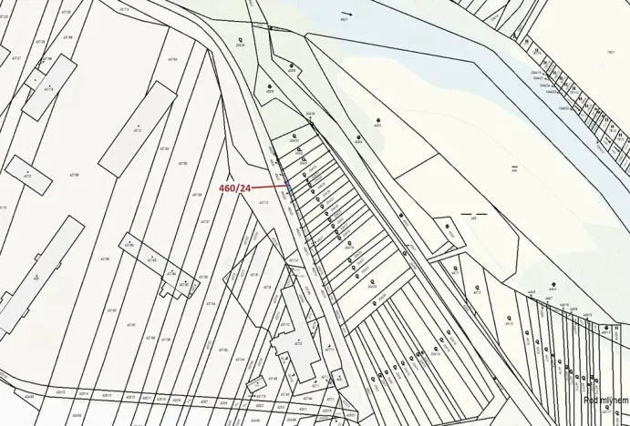 Dražba pozemku, Ivančice, 10 m2