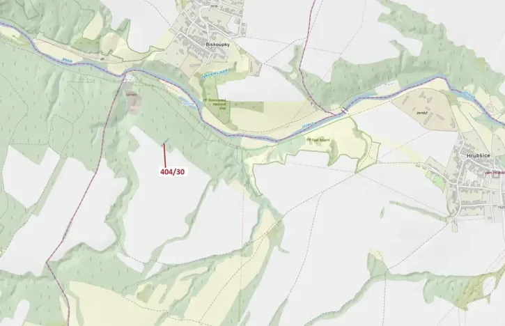 Dražba lesa, Ivančice, 409 m2