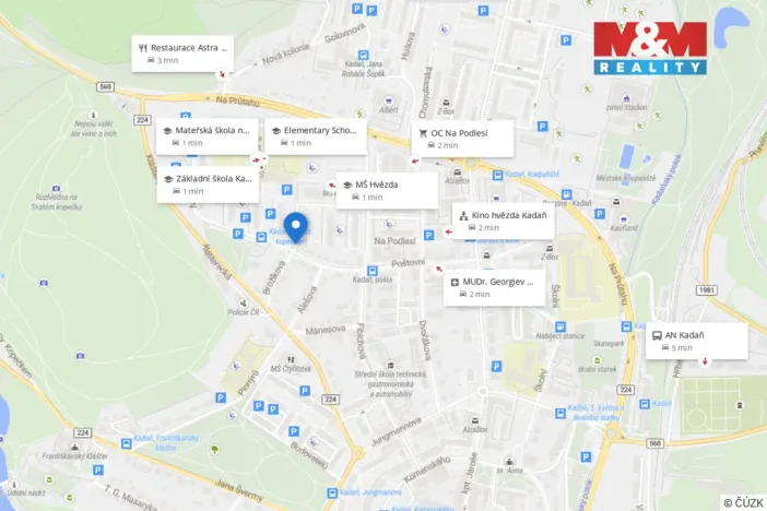 Prodej bytu 2+1, Kadaň, Na Podlesí, 68 m2