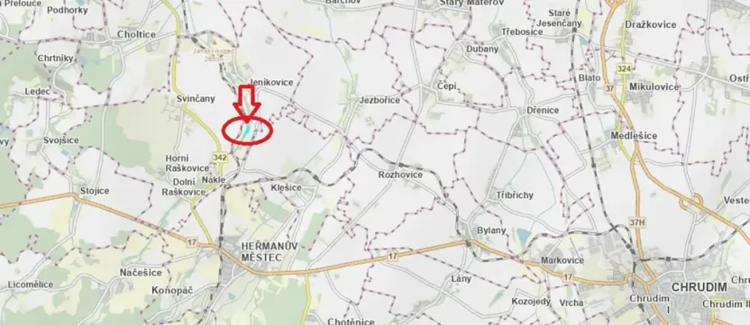 Prodej lesa, Jeníkovice, 12606 m2