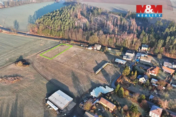 Prodej pozemku pro bydlení, Okrouhlice - Chlístov, 1456 m2