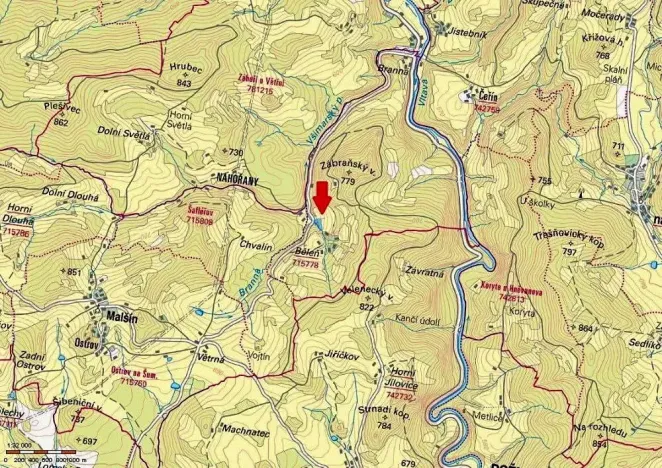 Prodej pozemku pro bydlení, Malšín, 113244 m2