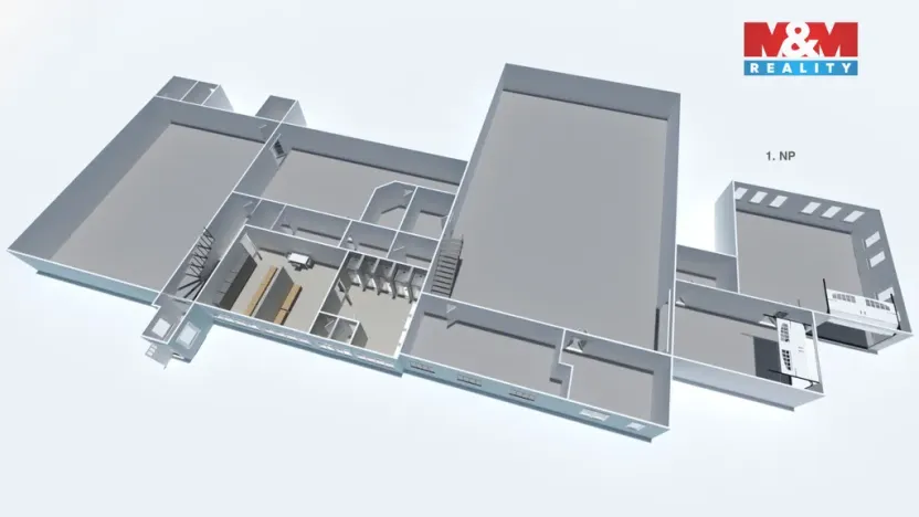 Prodej výrobních prostor, Droužkovice, Rudé armády, 2822 m2