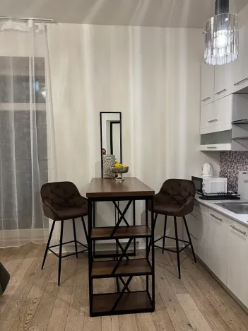 Pronájem bytu 1+kk, Praha - Smíchov, Kmochova, 25 m2