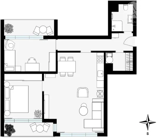 Prodej bytu 3+kk, Praha - Vysočany, Na výběžku, 81 m2