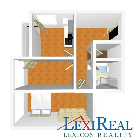 Pronájem bytu 3+kk, Praha - Liboc, Libocká, 60 m2