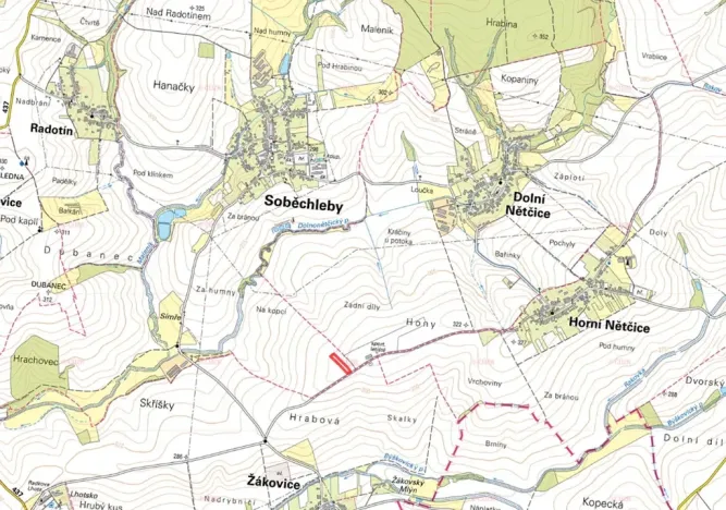 Prodej pole, Soběchleby, 5828 m2