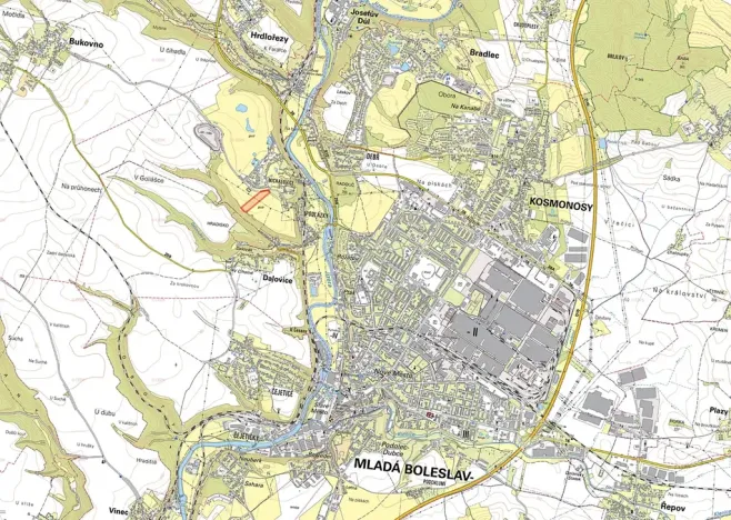 Prodej pole, Mladá Boleslav, 32605 m2