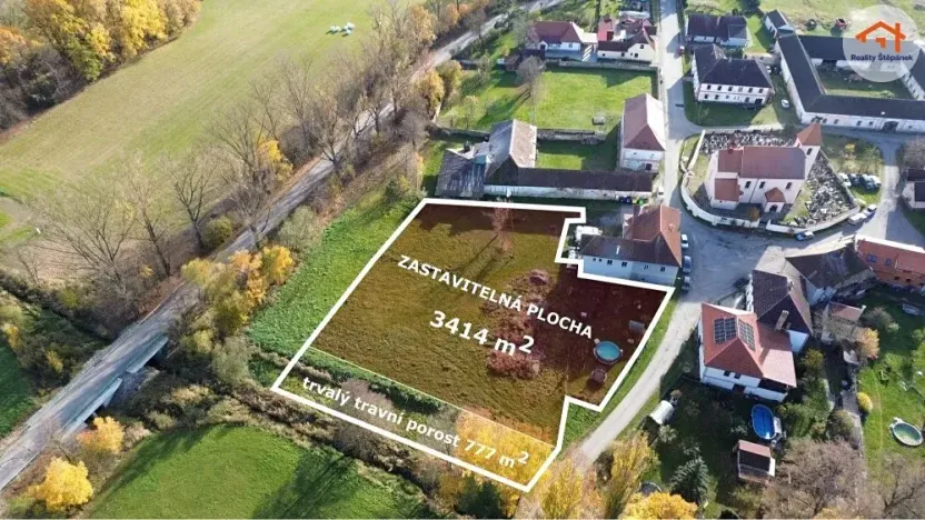 Prodej pozemku pro bydlení, Strýčice, 4191 m2