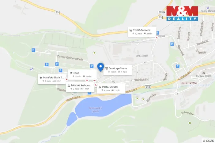 Prodej bytu 3+kk, Třebíč - Borovina, Okružní, 102 m2