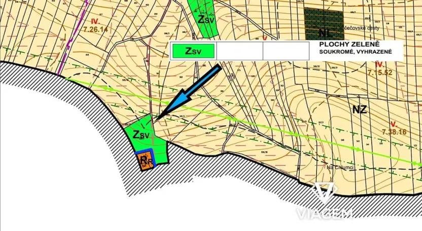 Prodej zahrady, Sedliště, 4327 m2