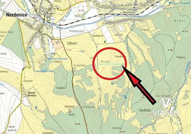 Prodej podílu pole, Záhorovice, 742 m2