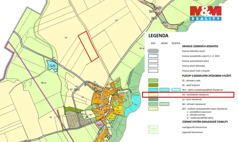 Prodej pole, Zbýšov, 15611 m2