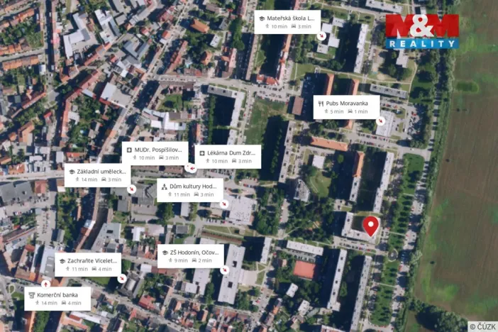 Prodej bytu 3+1, Hodonín, Jižní, 81 m2