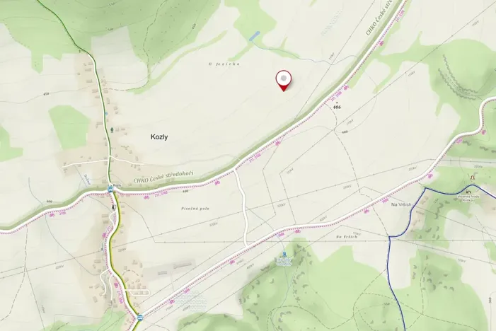 Prodej louky, Kozly, 1779 m2
