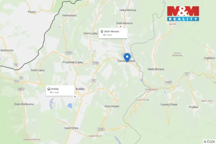 Prodej bytu 3+1, Králíky - Červený Potok, 78 m2