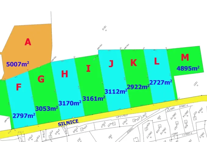 Prodej louky, Liberec, 3170 m2