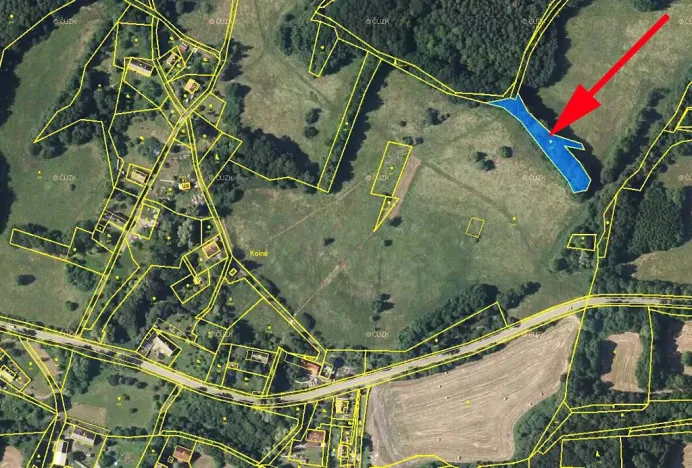 Prodej lesa, Stvolínky, 1713 m2