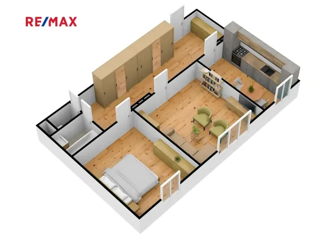 Pronájem bytu 2+1, Pardubice, Čs. armády, 60 m2