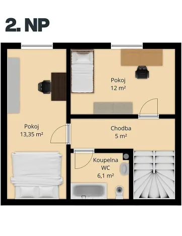 Prodej bytu 4+kk, Bdeněves, 93 m2