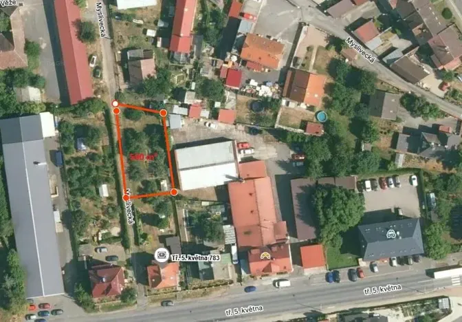 Prodej pozemku pro bydlení, Stříbro, Tř. 5. května, 590 m2