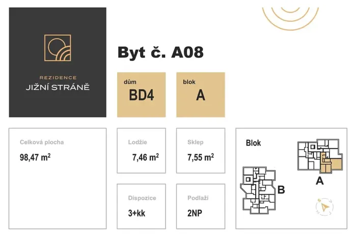 Prodej bytu 3+kk, Olomouc, Leopolda Pospíšila, 83 m2