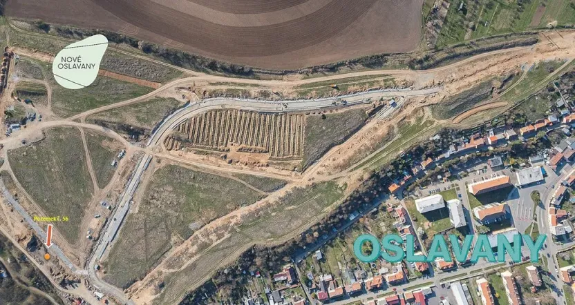 Prodej pozemku, Oslavany, 1079 m2