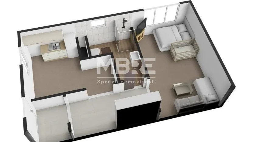 Pronájem bytu 1+1, Opava - Předměstí, Hany Kvapilové, 40 m2