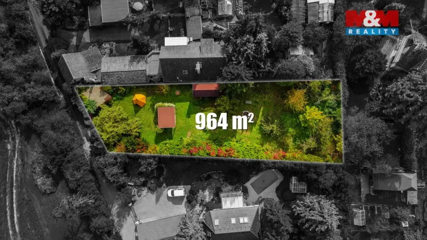 Prodej zahrady, Litoměřice, 964 m2