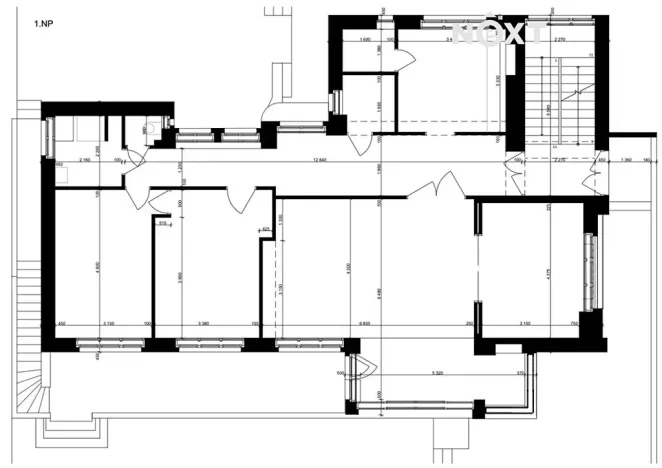 Pronájem bytu 4+1, Praha - Střešovice, Střešovická, 132 m2