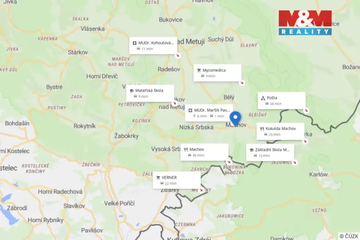 Prodej historického objektu, Machov, 268 m2